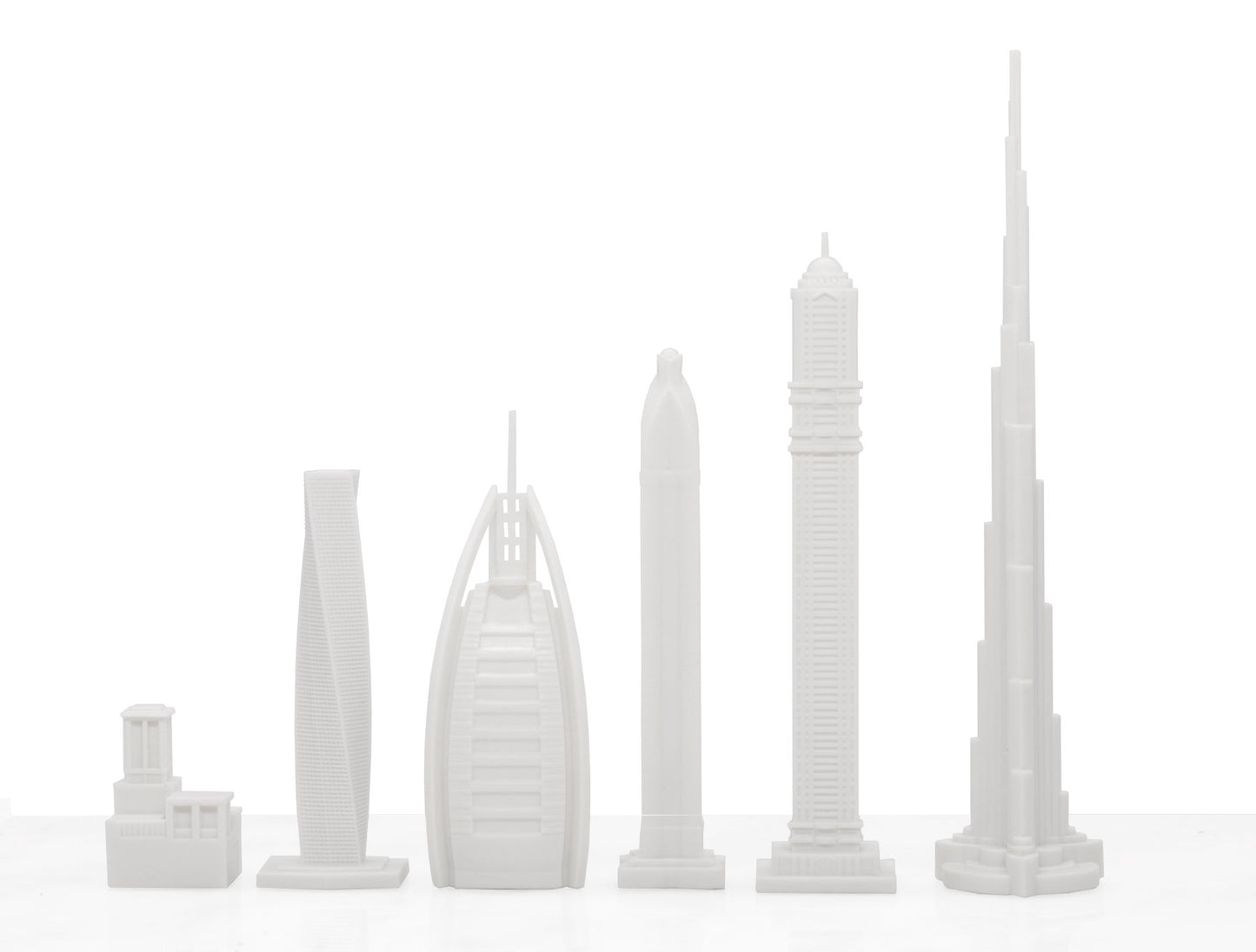 Design schaakspel Skyline Dubai editie