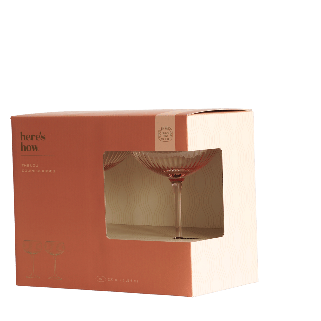 Luxe cocktailglazen roze blush