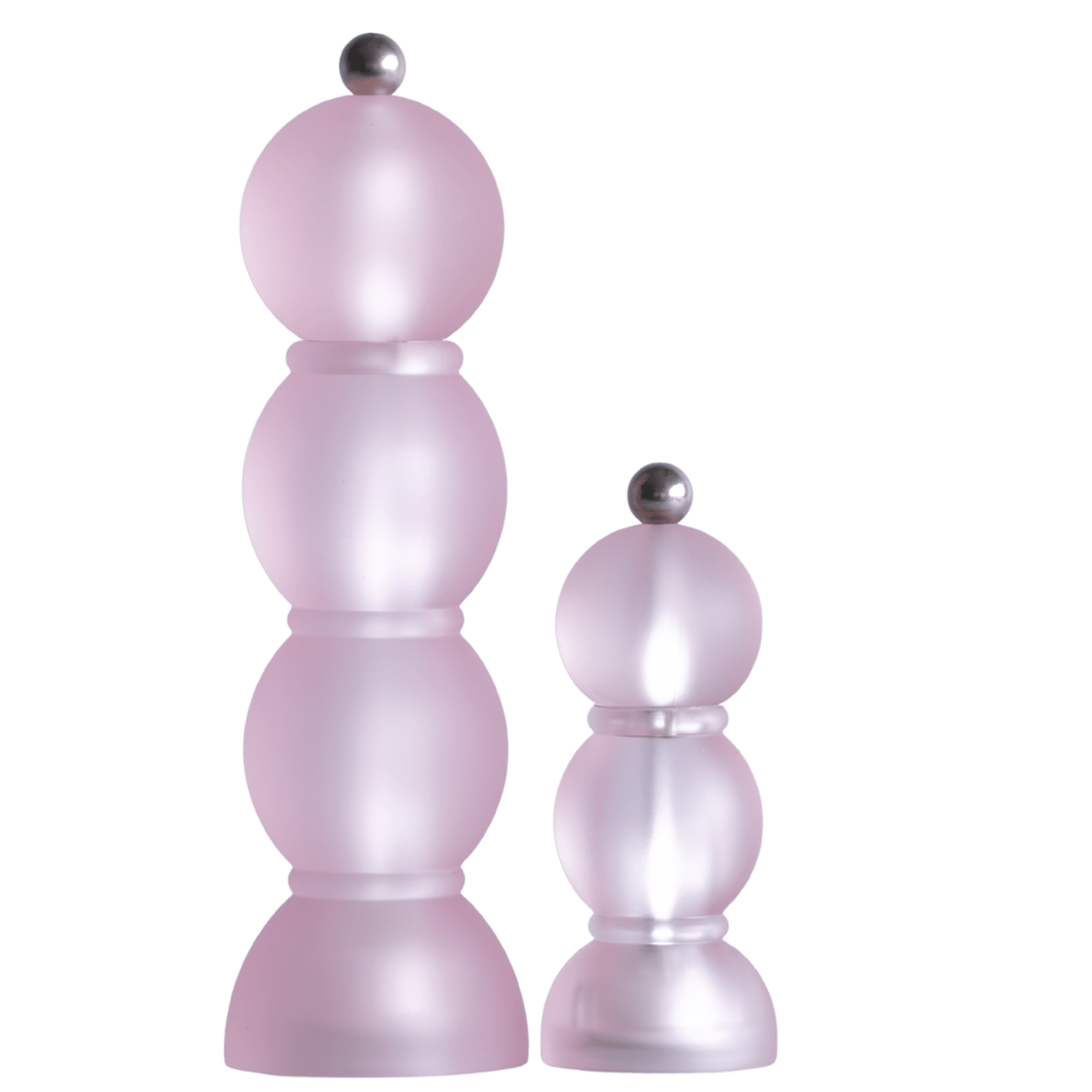 Peper & zout molen licht roze 14cm