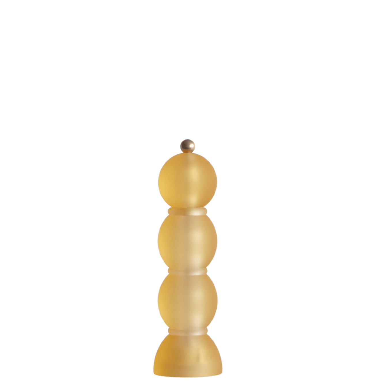 Peper & zoutmolen glas Frosty Amber 24cm