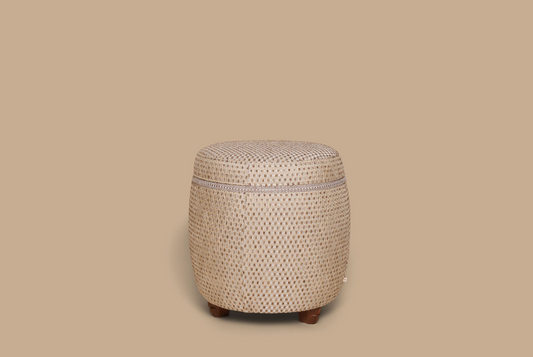 #10 01 Gold Brown Poef 'Mini'