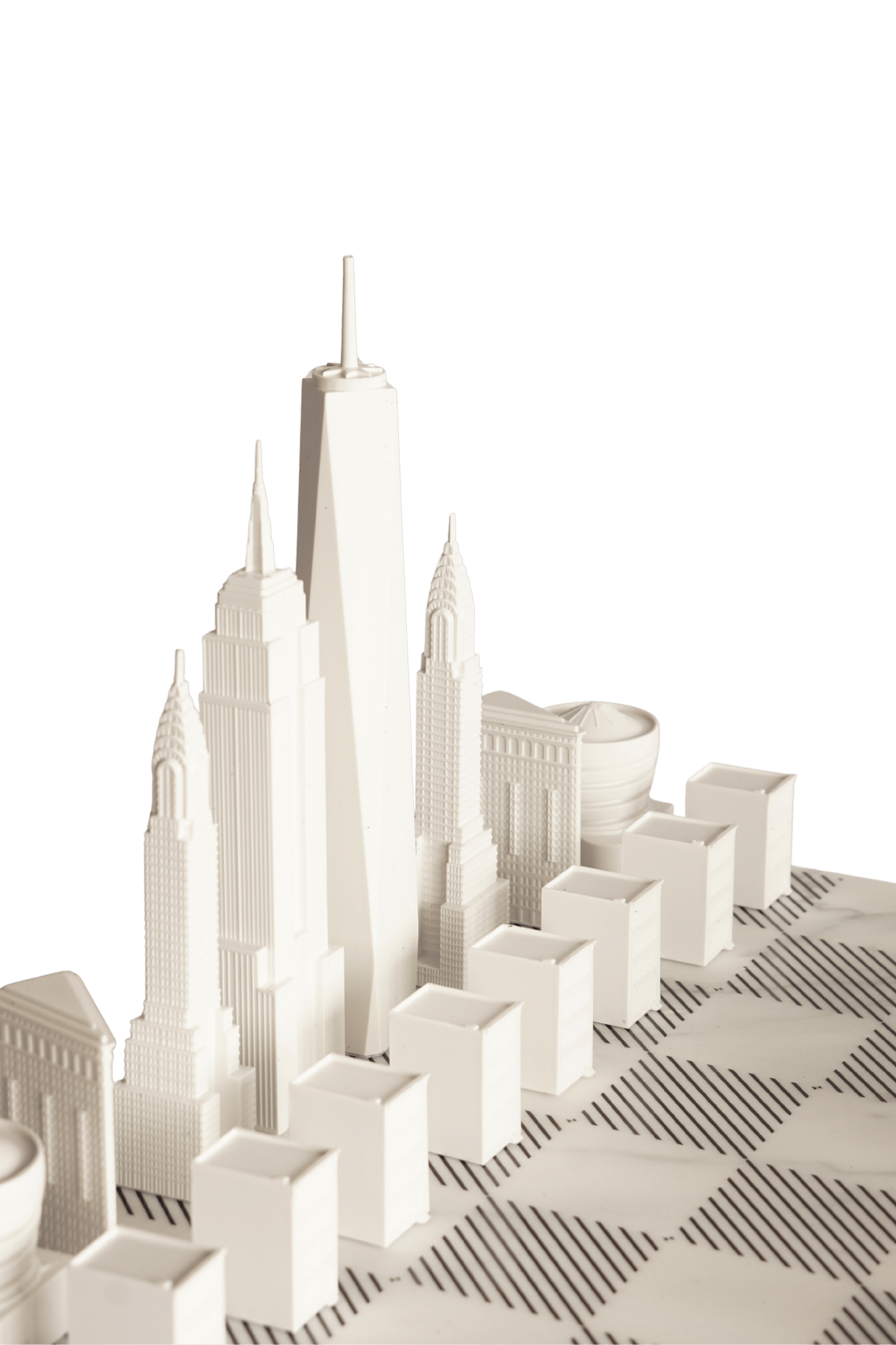 Design schaakspel Skyline New York editie