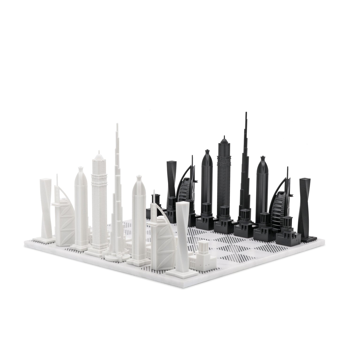 Luxe schaakspel Dubai Burj Khalifa