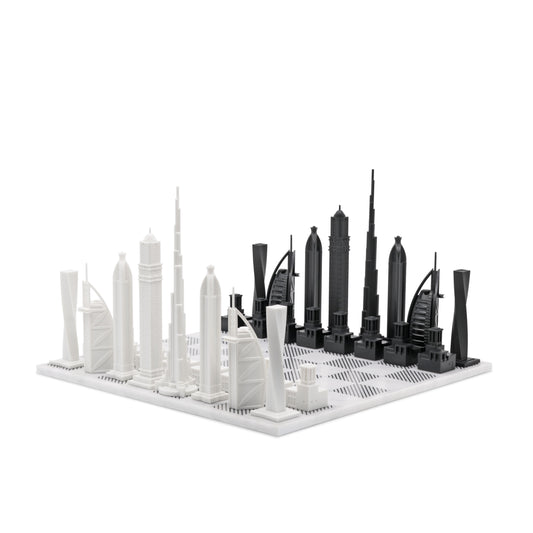 Luxe schaakspel Dubai Burj Khalifa