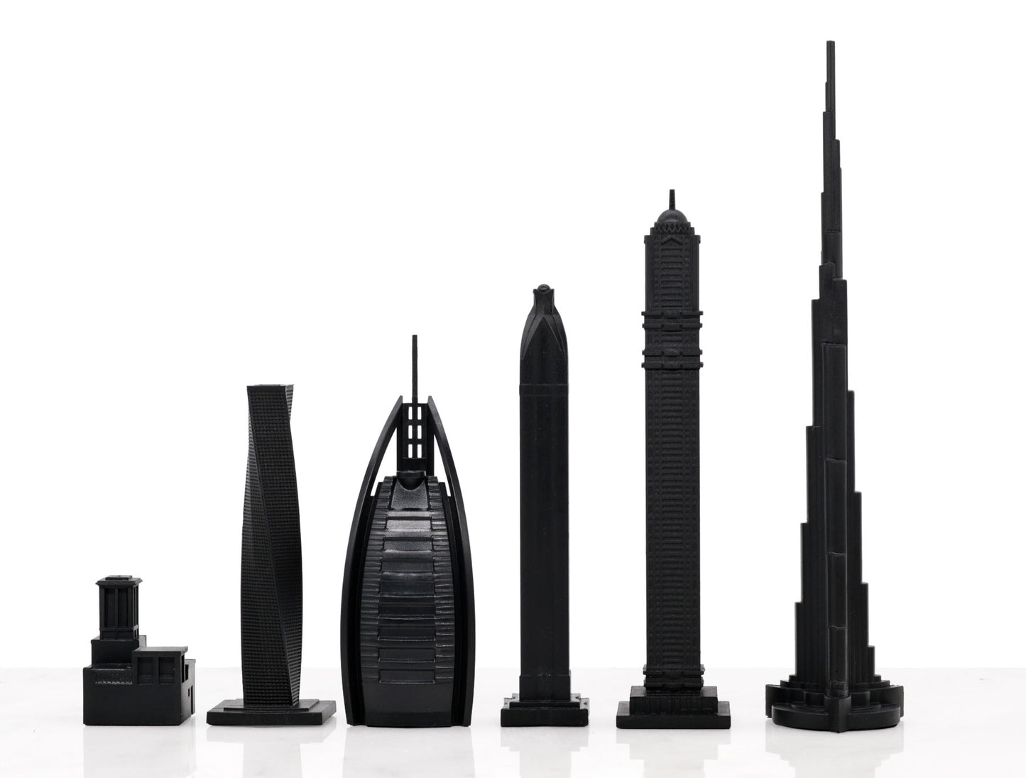 Design schaakspel Skyline Dubai editie