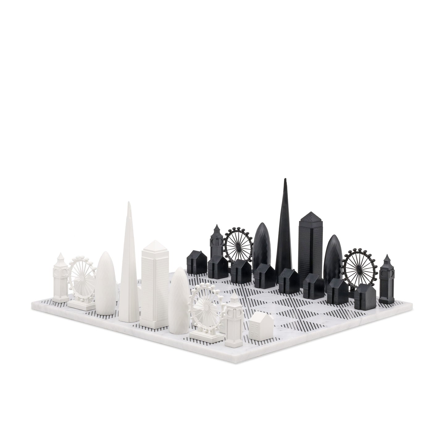 Design schaakspel Skyline London editie