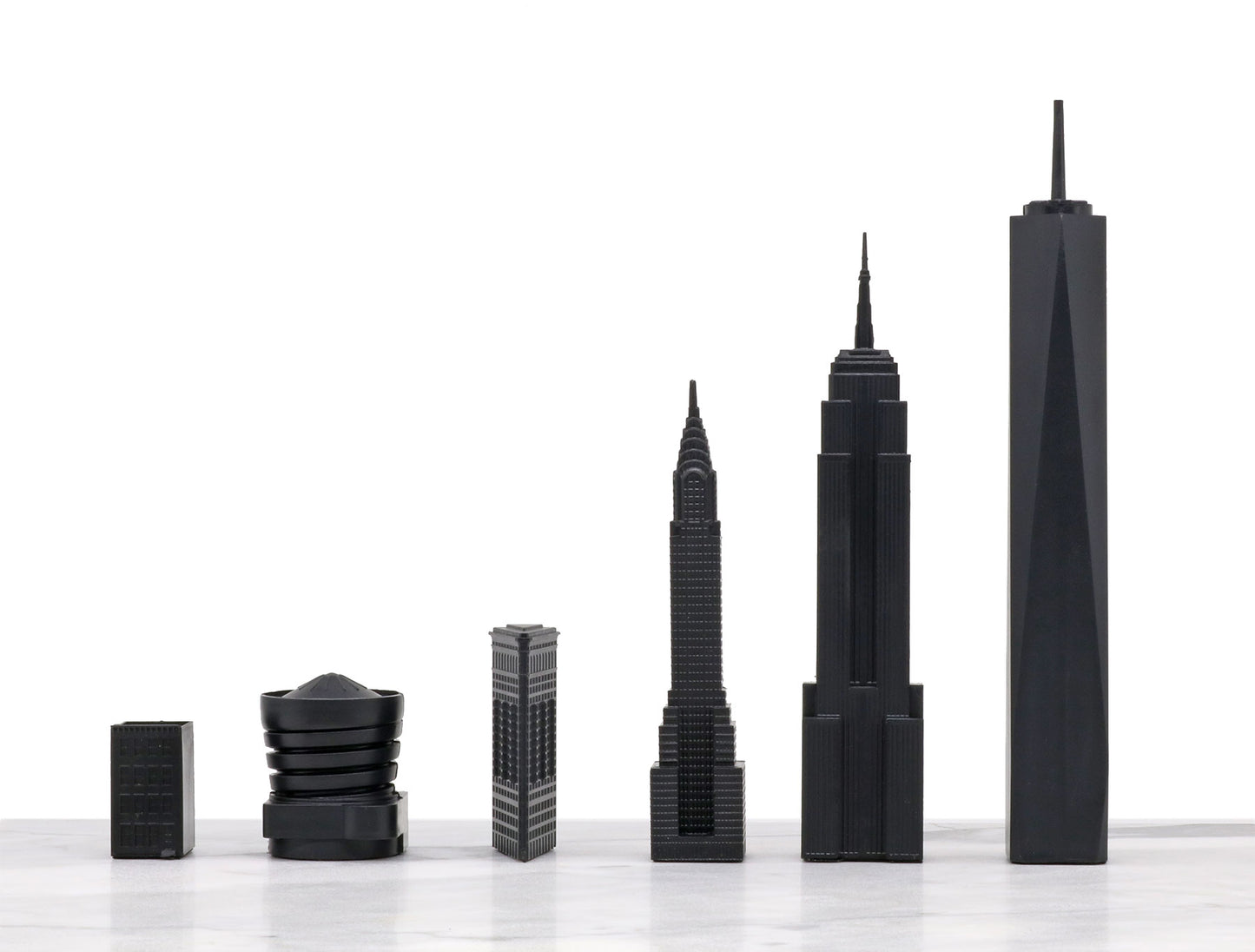 Design schaakspel Skyline New York editie