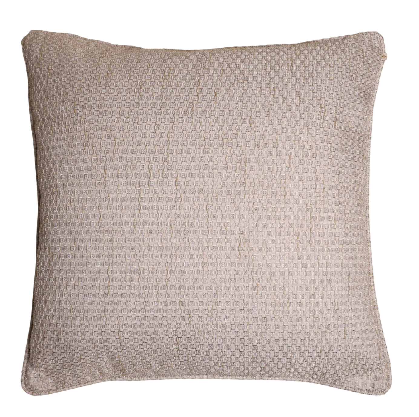 Luxe kussen groot blauw wit patroon