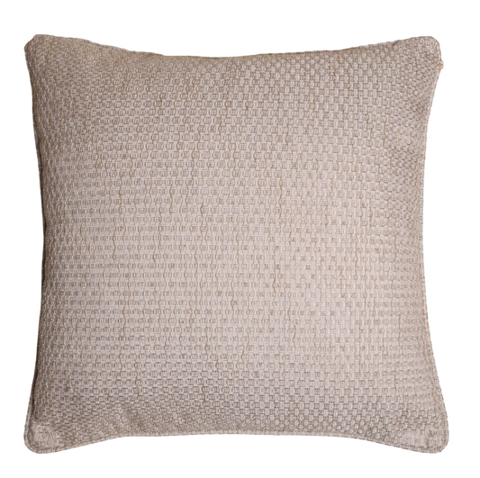 Luxe kussen groot blauw wit patroon