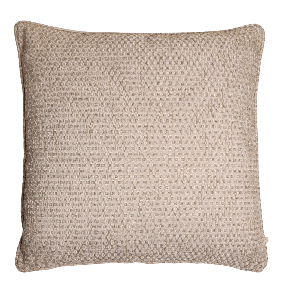 Luxe kussen groot goud wit patroon