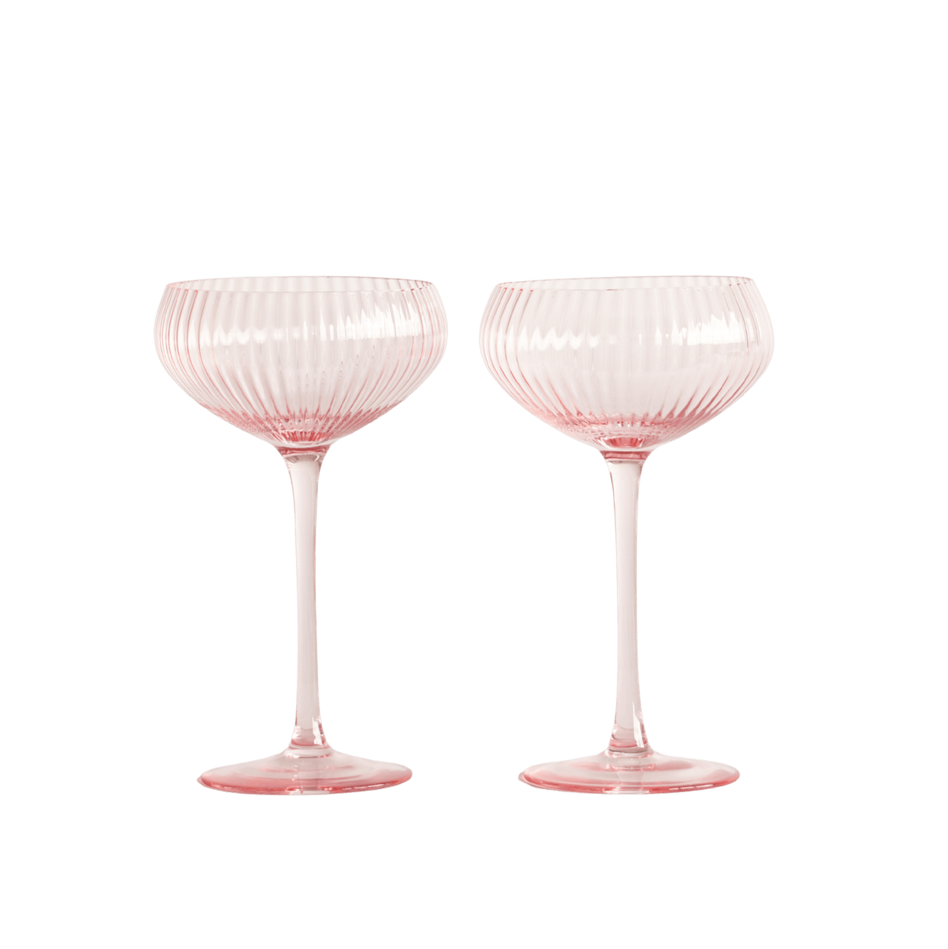 Lou coup glas set va 2 blush rose