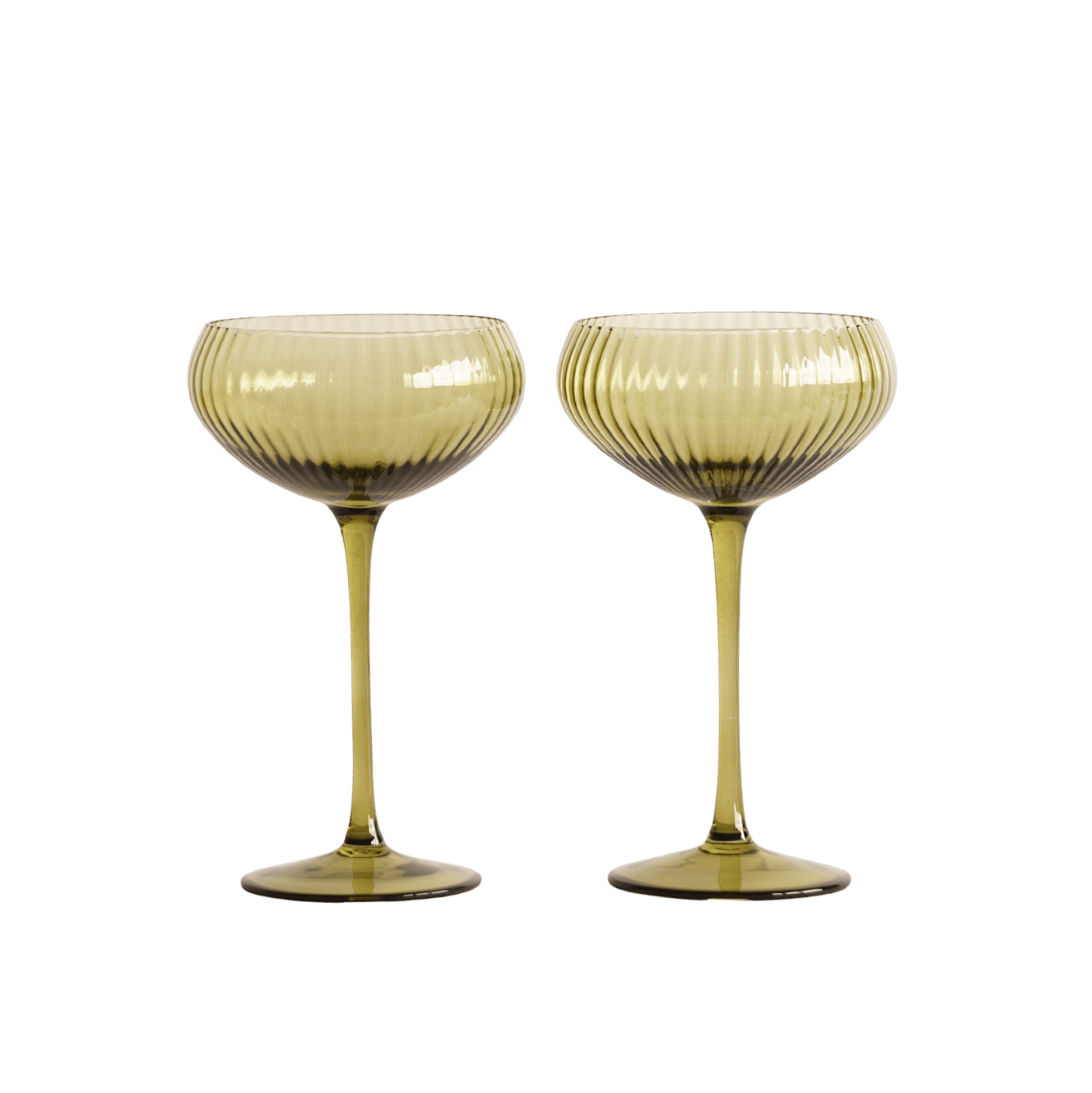 Lou coup glas set van 2 olijf
