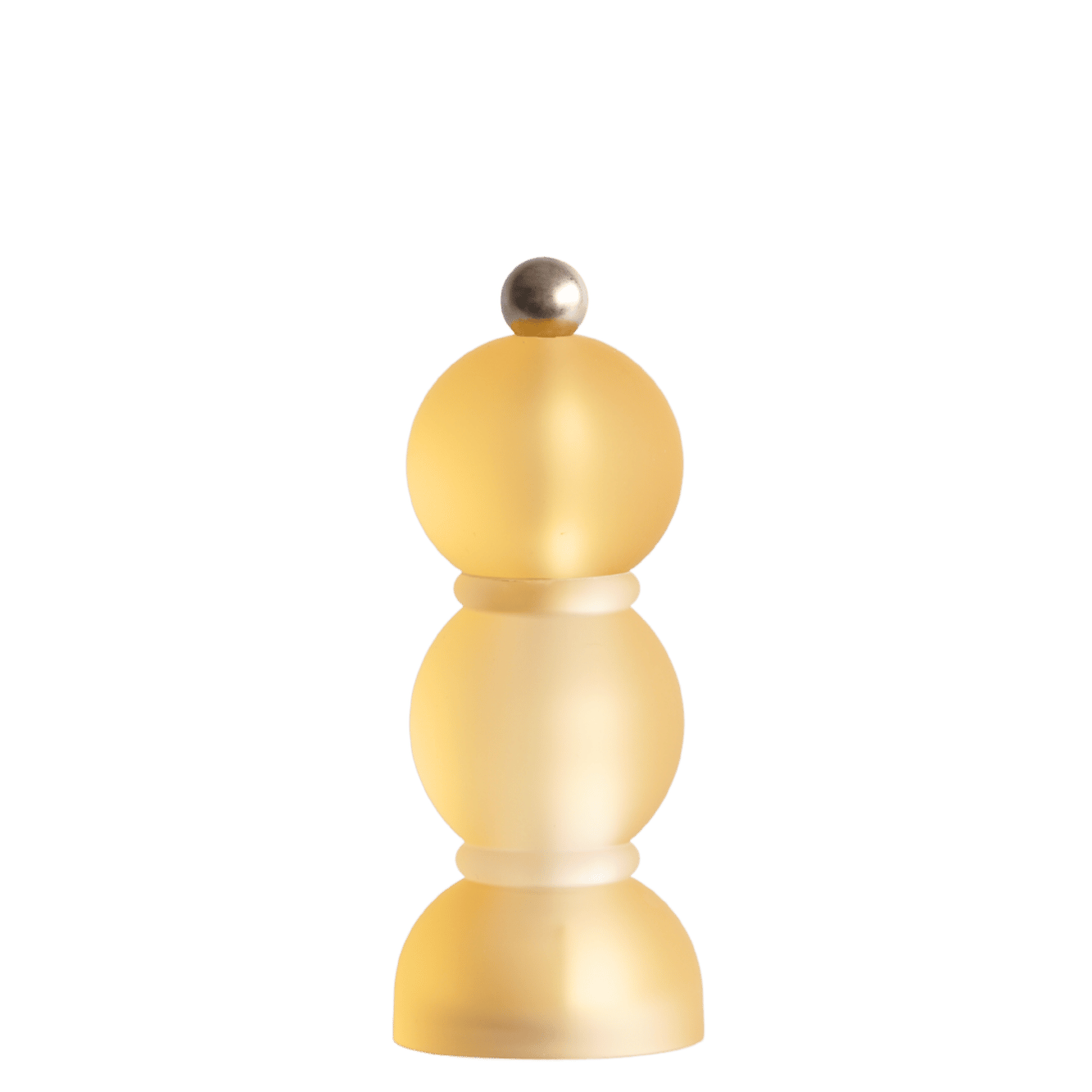 Peper & zout molen glas Frosty Amber 14cm