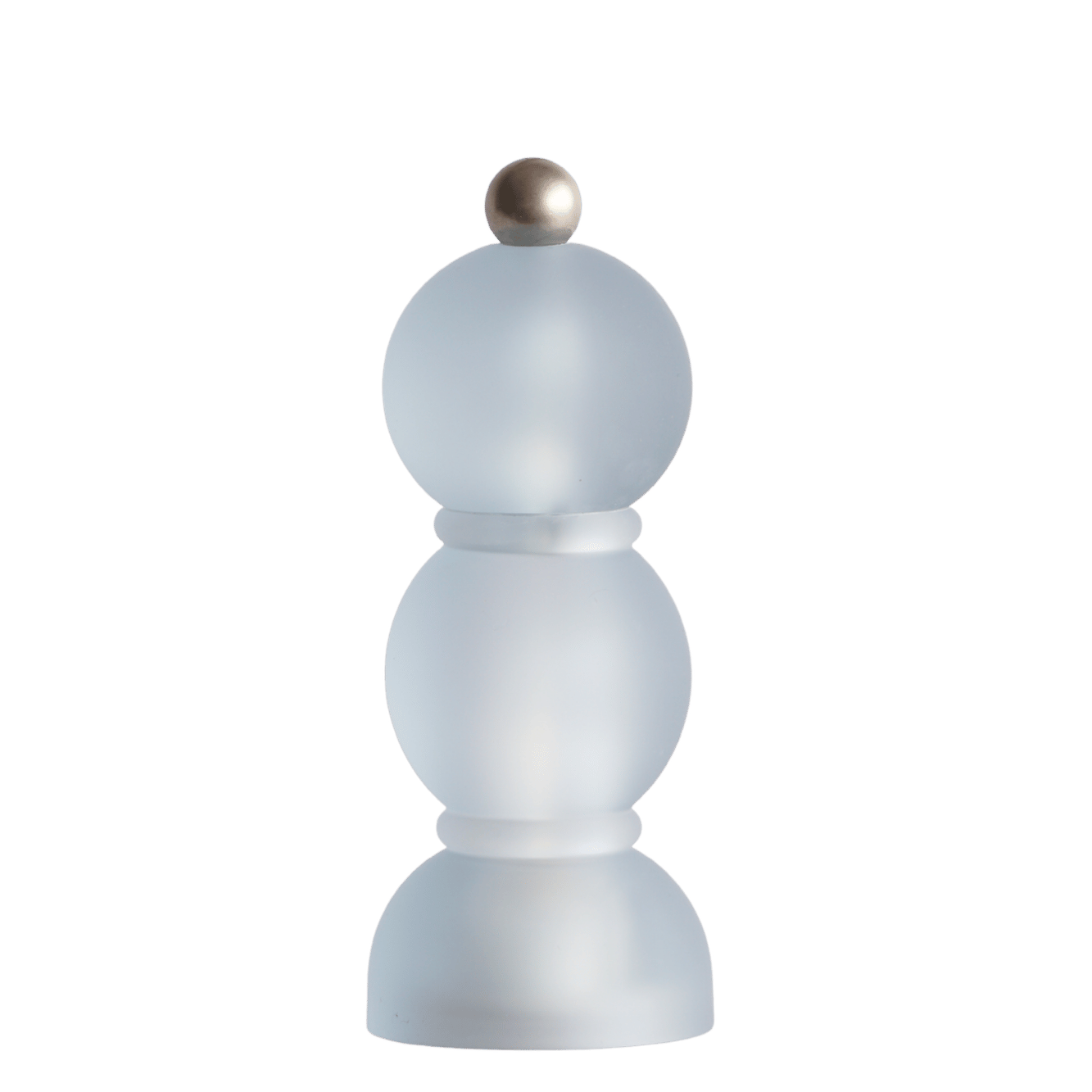 Peper & zout molen glas Frosty Blauw 14cm