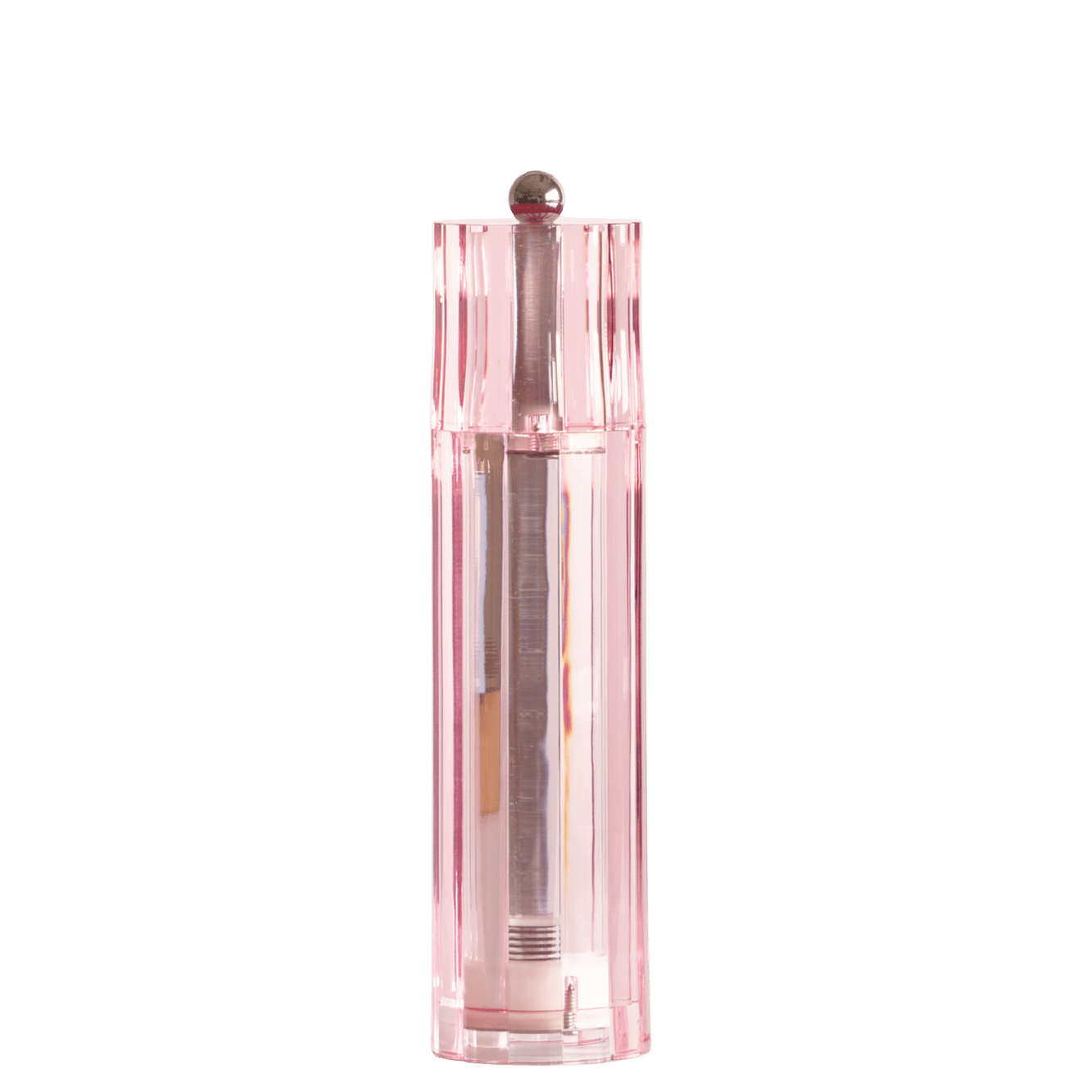 Peper & zoutmolen  glas roze 23cm flute