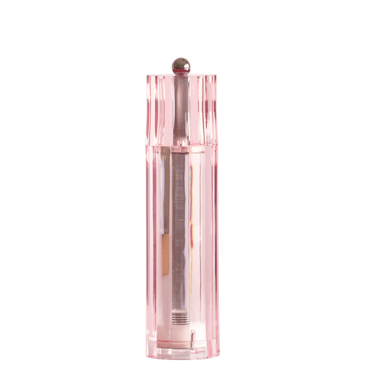 Peper & zoutmolen  glas roze 23cm flute