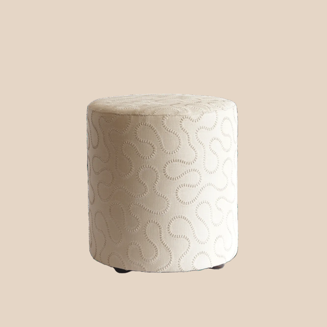 Poef Waves Beige