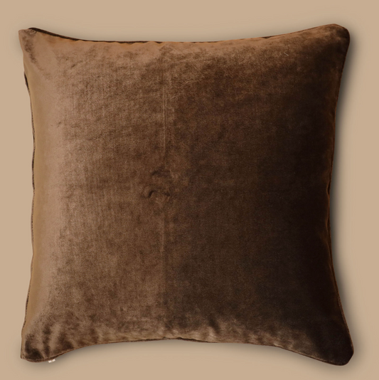 #22 22 Sparkly Brown Pillow 'Senior'