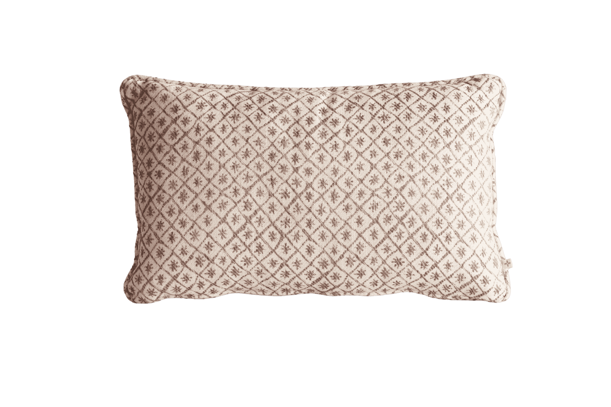 Luxe Sierkussen rose met print