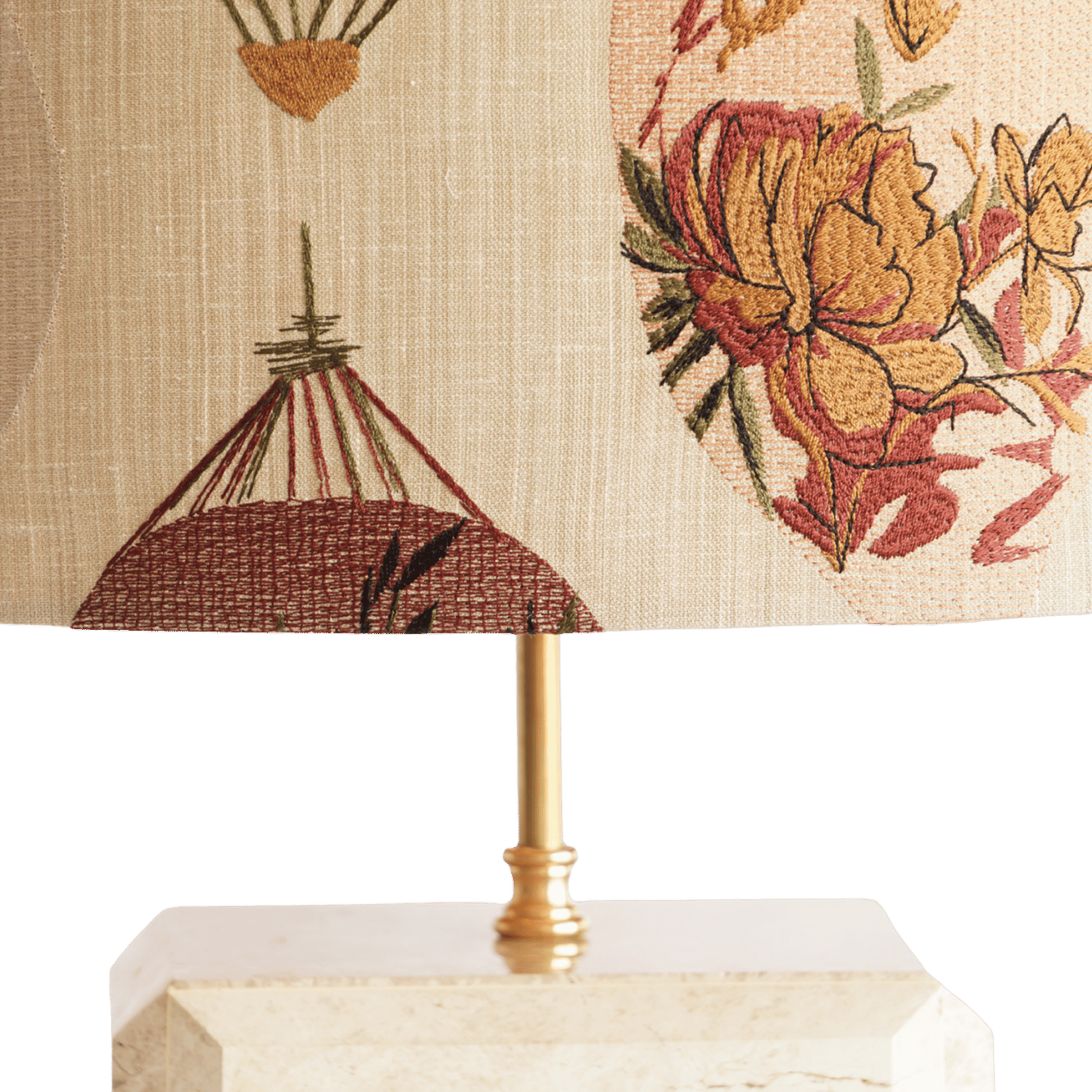 Tafellamp marmer Emperador Light - Balloon