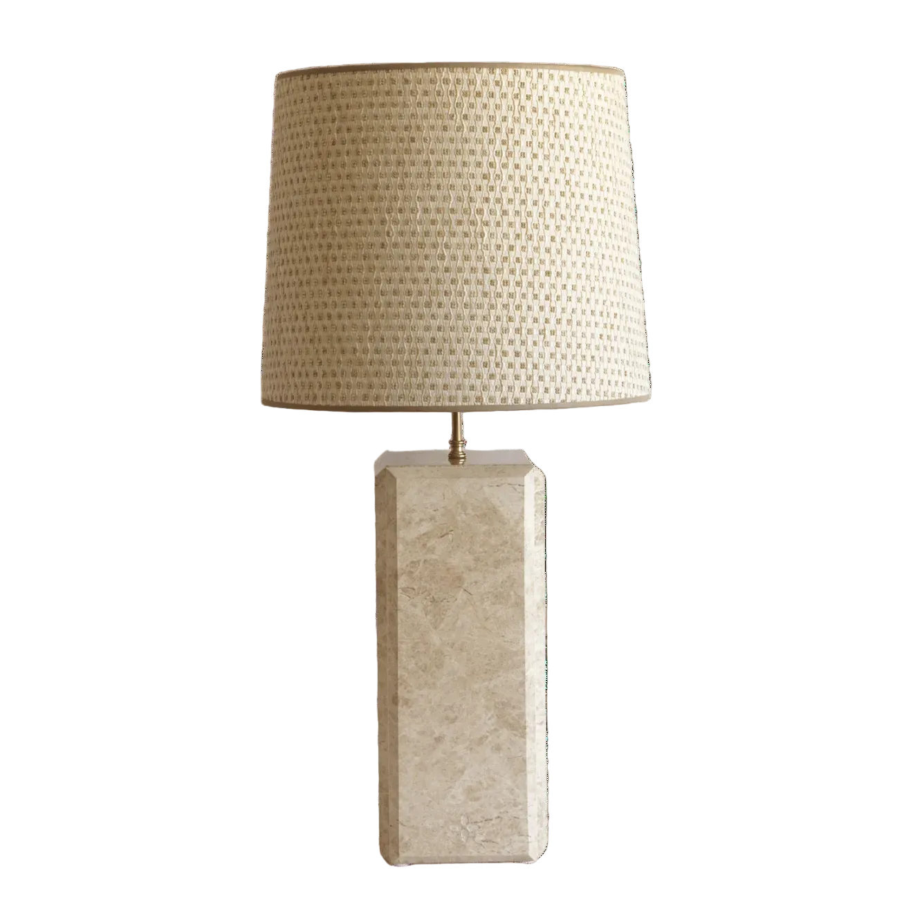 Tafellamp marmer Emperador Light - White Gold